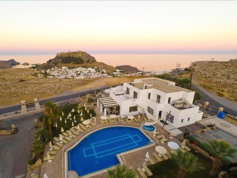 Lindos View Hotel Esterno foto