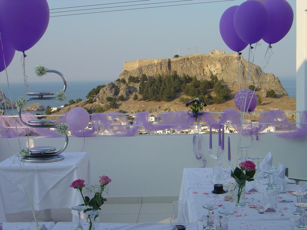 Lindos View Hotel Esterno foto